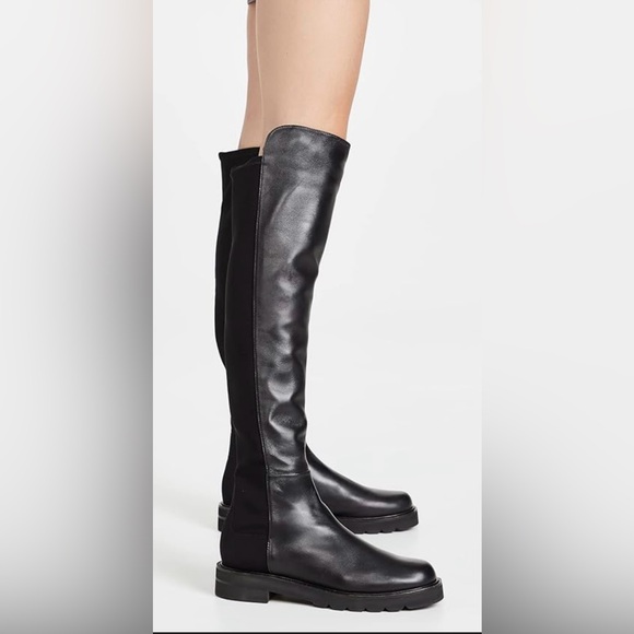 Stuart weitzman 5050 life boot in black leather (Extremely good condition) - Picture 7 of 8